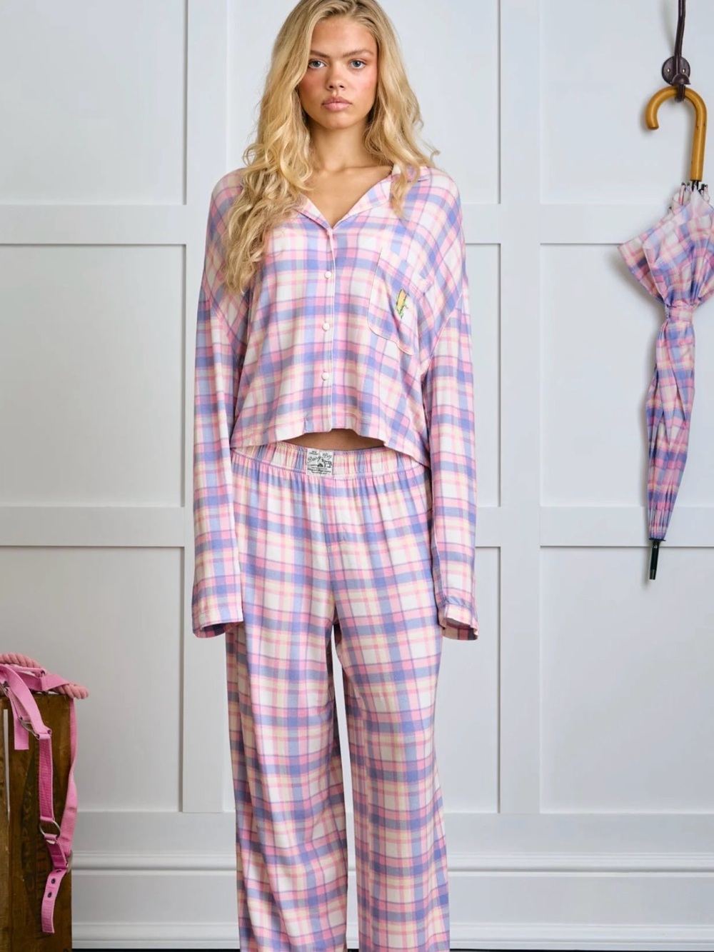 Dairy Boy Plaid Pajama Set